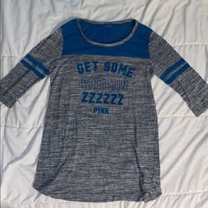 VS PINK Sleepwear Mid-Sleeve Shirt